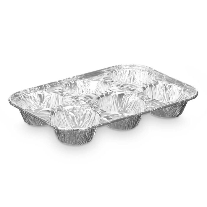 Set 4 Moldes Aluminio 6 Huecos 7Cm Diam Kinvara (24 Unidades) 1 Set 4 Moldes Aluminio 6 Huecos 7Cm Diam Kinvara (24 Unidades) 1