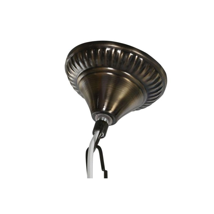 Lámpara de Techo Home ESPRIT Verde Azul cielo Metal Cristal 25 W 23 x 23 x 66 cm (2 Unidades) 2