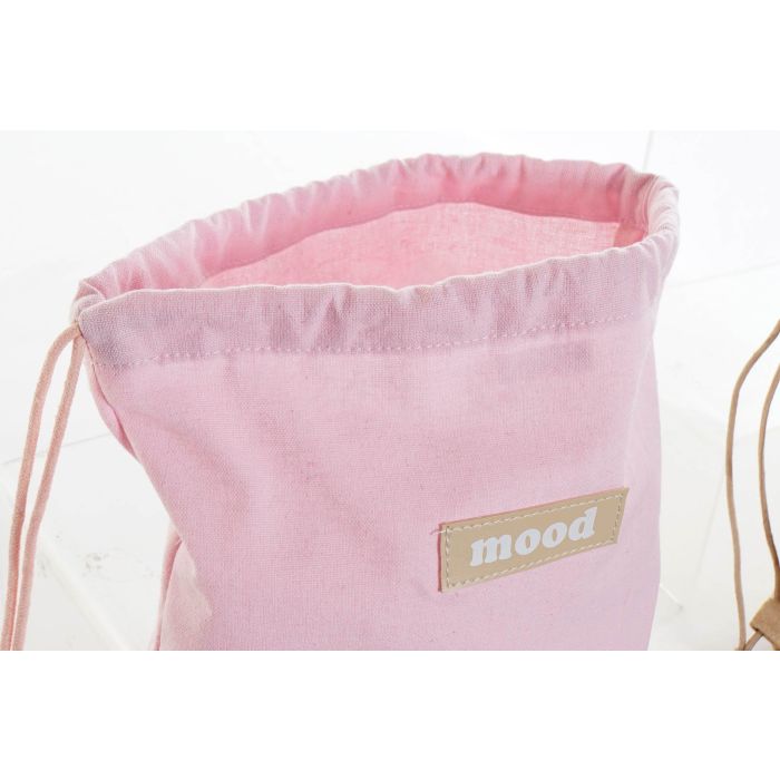 DKD Home Decor Mochila Shabby Colección Pastel Claim Rosa Azul Marrón Lona Poliéster 36x28x1 cm (Pack 12 Unidades) 2 DKD Home Decor Mochila Shabby Colección Pastel Claim Rosa Azul Marrón Lona Poliéster 36x28x1 cm (Pack 12 Unidades) 2