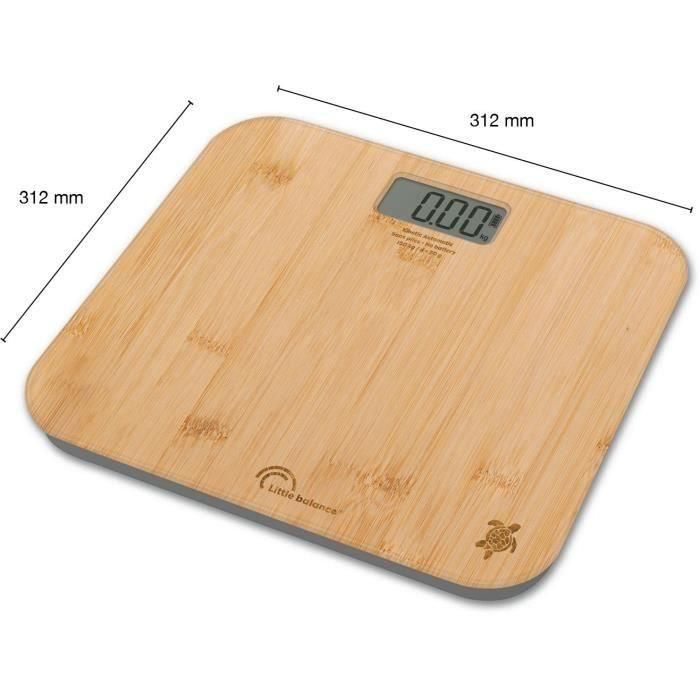 Báscula de baño - LITTLE BALANCE - Automática Kinetic - Bambú 4 Báscula de baño - LITTLE BALANCE - Automática Kinetic - Bambú 4