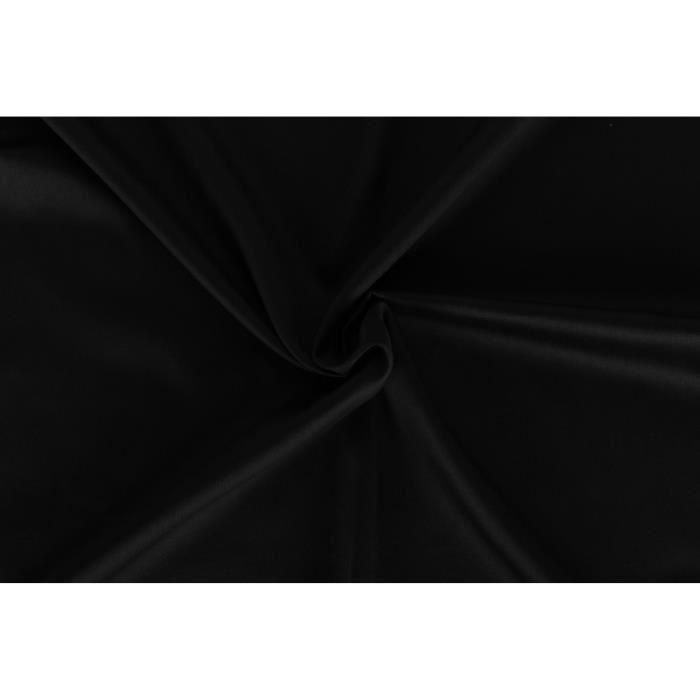 Juego de cama - 1 funda nórdica 220x240 cm + 2 fundas de almohada 60x60 cm - 100% algodón satén - Negro 4 Juego de cama - 1 funda nórdica 220x240 cm + 2 fundas de almohada 60x60 cm - 100% algodón satén - Negro 4