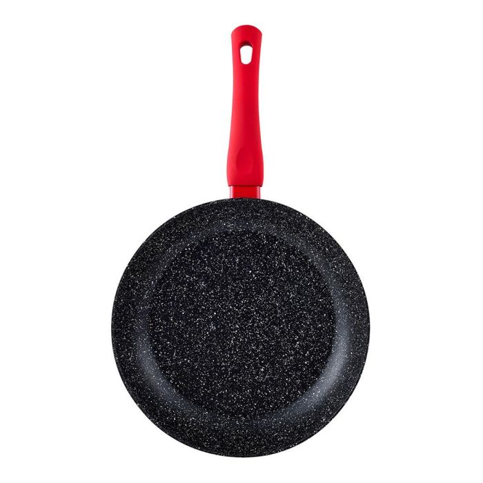 San Ignacio Sartén de Aluminio Forjado Inducción Ø28 cm, Antiadherente Marmolado, Mango Rojo Tacto Suave, Sin PFOA ni BPA 2 San Ignacio Sartén de Aluminio Forjado Inducción Ø28 cm, Antiadherente Marmolado, Mango Rojo Tacto Suave, Sin PFOA ni BPA 2