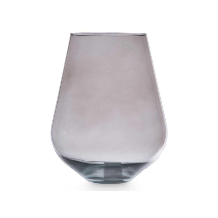 Jarron Cristal Forma Vaso 28Cm Gris Giftdecor 2 Jarron Cristal Forma Vaso 28Cm Gris Giftdecor 2