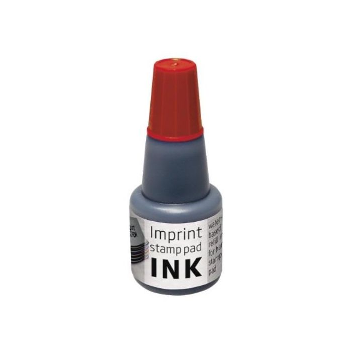 Trodat Stempel 7711 Tinta para sellos base agua Imprint, cartucho de 24ML, color rojo