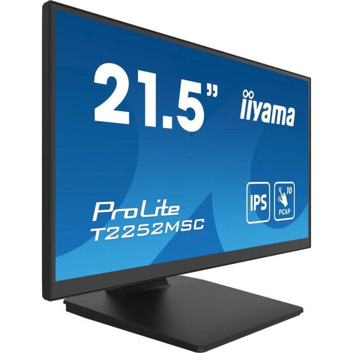 Monitor Iiyama 21,5" Tactil Pcap 10P (T2252MSC-B2) Ips,1920X1080, 250Cd, 1000:1, Hdmi, Dp, 5Ms 1 Monitor Iiyama 21,5" Tactil Pcap 10P (T2252MSC-B2) Ips,1920X1080, 250Cd, 1000:1, Hdmi, Dp, 5Ms 1