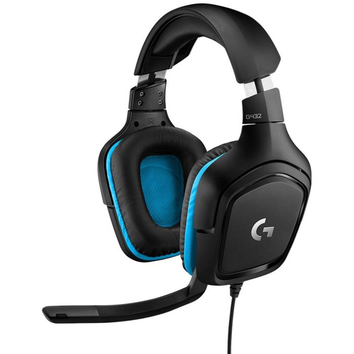 Logitech G432 Auriculares Gaming Cableados con Micrófono Sonido Envolvente DTS Headphone:X 2.0 Transductores 50mm USB Jack 3.5mm Negros 0 Logitech G432 Auriculares Gaming Cableados con Micrófono Sonido Envolvente DTS Headphone:X 2.0 Transductores 50mm USB Jack 3.5mm Negros 0
