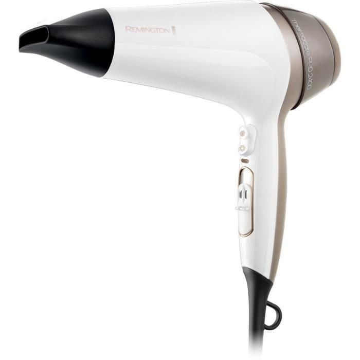 Remington D5720 Secador de cabello Thermacare Pro iónico 2400W con Rejilla cerámica, Motor de larga duración, Silencioso, Concentrador y Difusor 1