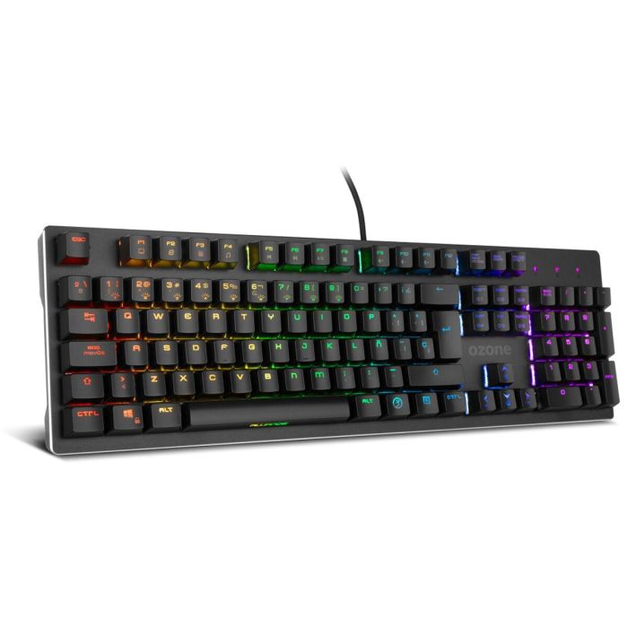 Teclado Gaming OZONE Qwerty Español Negro