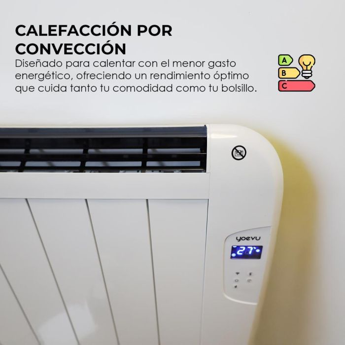 Yoevu Radiador Eléctrico Bajo Consumo, Compatible con Alexa y Google Home, Eficiente para Espacios Pequeños 2 Yoevu Radiador Eléctrico Bajo Consumo, Compatible con Alexa y Google Home, Eficiente para Espacios Pequeños 2