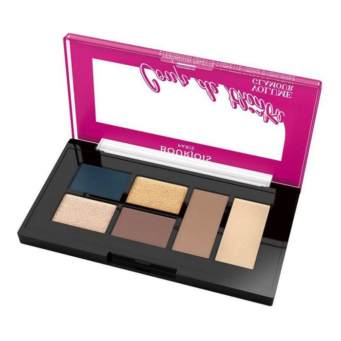 Bourjois #01-intense Paleta Sombra Ojos VOLUME GLAMOUR coup de coeur Ultra Pigmentada Larga Duración Polvo 8.4g 6