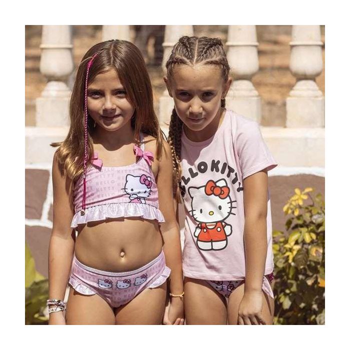 Hello Kitty Bikini de Niña Rosa Claro para 3 Años 4
