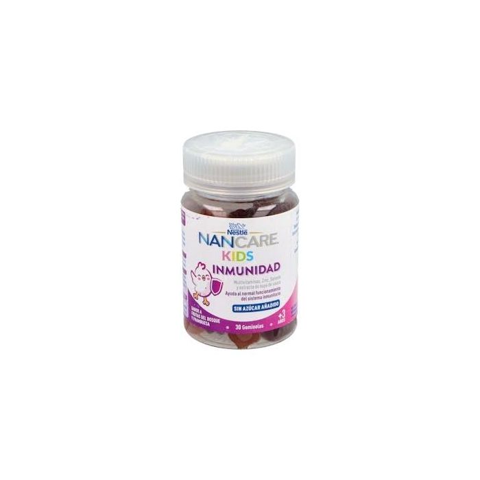 NANCARE Kids Inmunidad 30 Gummies, Frutas del Bosque y Frambuesa