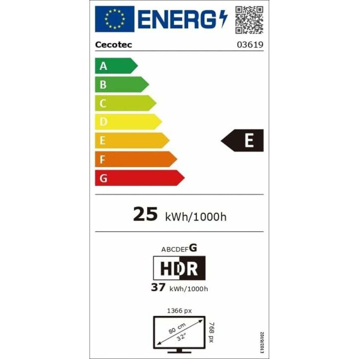 Cecotec 03619 Televisor 81,3 cm (32") HD Smart TV Negro 5 Cecotec 03619 Televisor 81,3 cm (32") HD Smart TV Negro 5