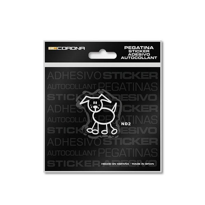 Abc Adhesivo Familia Perro Cs5 ADH06670 para Coche 1