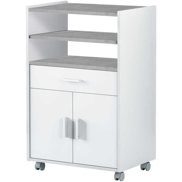 Mueble microondas 1cajón + 2puertas 59 x 40 x 92 cm tidy Mueble microondas 1cajón + 2puertas 59 x 40 x 92 cm tidy