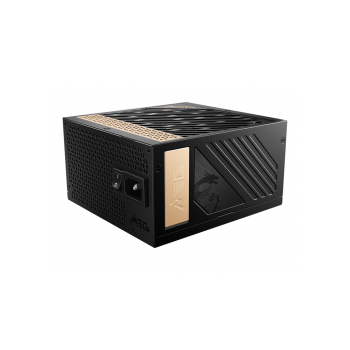 MSI MEG AI1300P PCIE5 Fuente de Alimentación ATX 1300W 80 PLUS Gold Totalmente Modular Negro 2