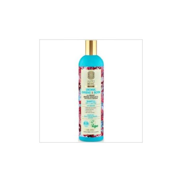 NATURA SIBERICA Champú Super Siberica Cabello Normal con Hidrolato de Schizandra Orgánico 400ml