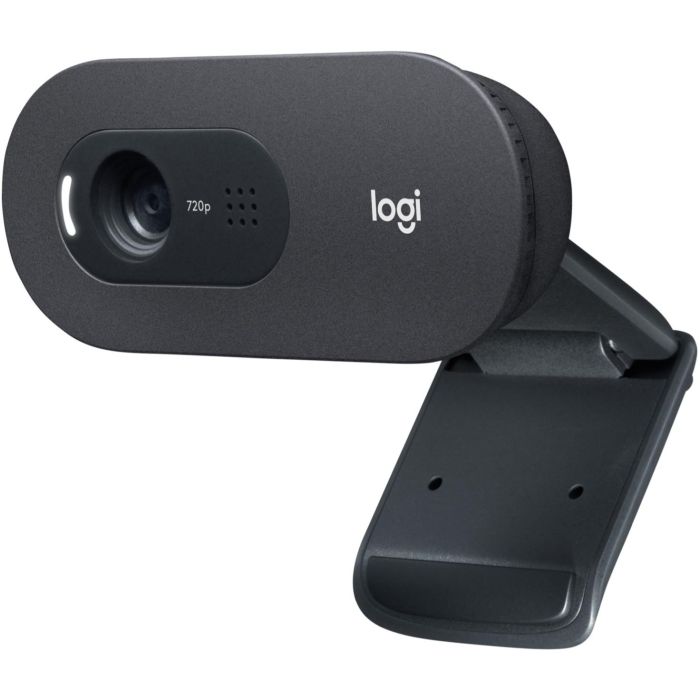 Logitech C505e Webcam Empresarial HD 720p con Micrófono Reducción Ruido, Corrección Luz Automática y Cable USB de 2m