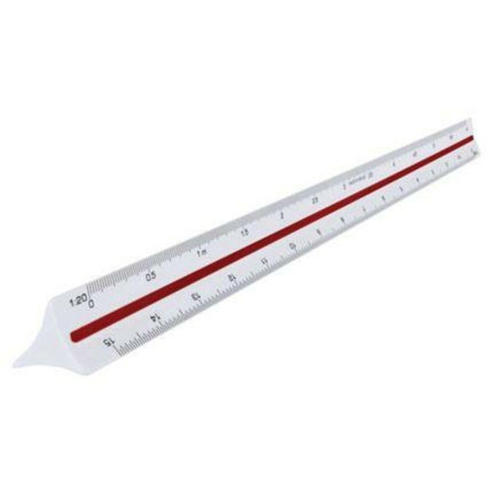 Regla Maped Blanco 30 cm (5 Unidades) 1 Regla Maped Blanco 30 cm (5 Unidades) 1