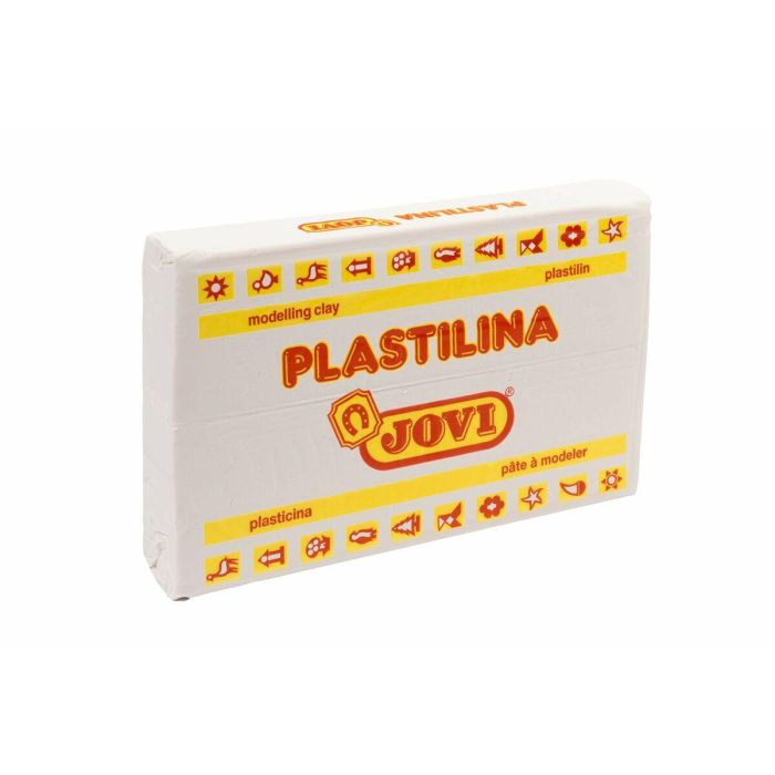 Plastilina Jovi 72 Pastilla 350 Gr. Blanco Caja De 15