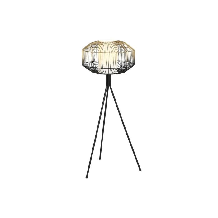 Lámpara de Pie DKD Home Decor Negro Dorado Hierro 50 W 220 V 39 x 39 x 103 cm 1 Lámpara de Pie DKD Home Decor Negro Dorado Hierro 50 W 220 V 39 x 39 x 103 cm 1