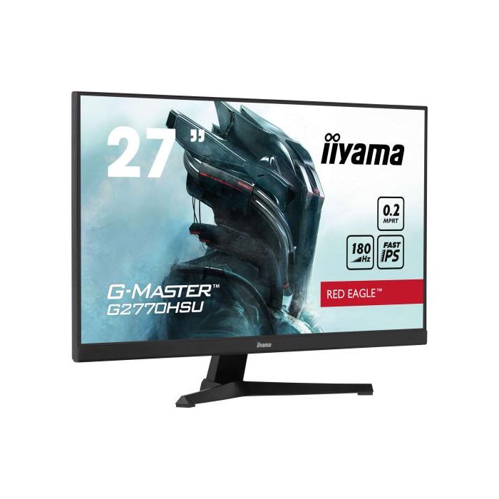 Iiyama G-MASTER G2770HSU-B6 Monitor Gaming 27" Full HD IPS 180Hz Flicker Free, Low Blue Light, VESA Adaptive Sync, Altavoces Incorporados 1 Iiyama G-MASTER G2770HSU-B6 Monitor Gaming 27" Full HD IPS 180Hz Flicker Free, Low Blue Light, VESA Adaptive Sync, Altavoces Incorporados 1