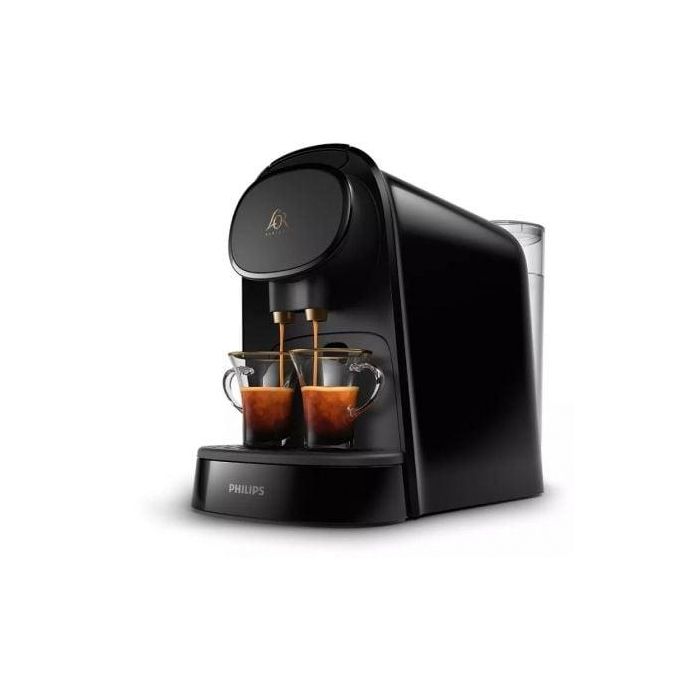 Cafetera de Cápsulas Philips L'Or Barista LM8012/65/ Negro Piano/ Compatible cápsulas Nespresso y L'OR/ Incluye 50 Cápsulas