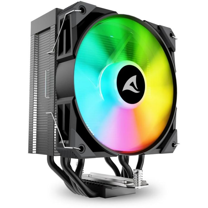 Sharkoon A50 RGB Refrigerador de Aire para Procesador 12cm, 500-1800 RPM, Iluminación LED, Negro 0 Sharkoon A50 RGB Refrigerador de Aire para Procesador 12cm, 500-1800 RPM, Iluminación LED, Negro 0