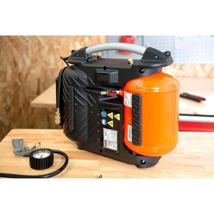 Compresor REVOLUTION'AIR - HANDY COMP. 5 L 1,5 HP + T + PGS + SBC + 3 PUNTAS 3 Compresor REVOLUTION'AIR - HANDY COMP. 5 L 1,5 HP + T + PGS + SBC + 3 PUNTAS 3