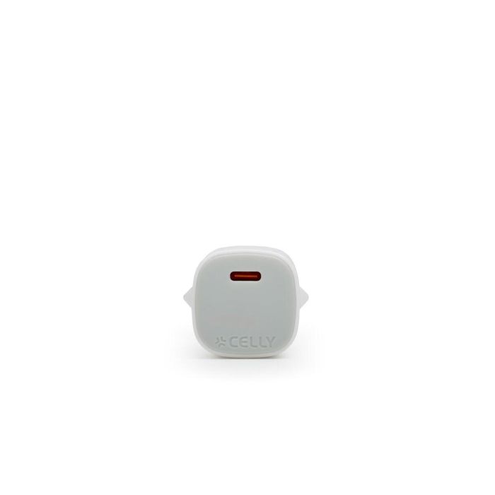 Cargador de Pared Celly UPTC1USBC25WWH Blanco 4 Cargador de Pared Celly UPTC1USBC25WWH Blanco 4