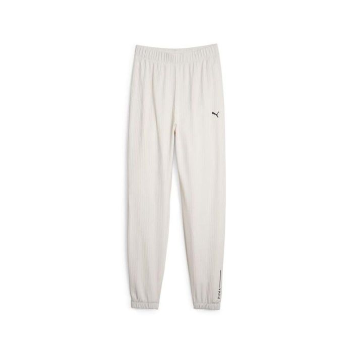 Pantalón Largo Deportivo Puma Studio Unwind Blanco Mujer 0 Pantalón Largo Deportivo Puma Studio Unwind Blanco Mujer 0