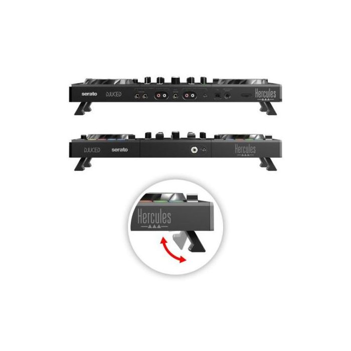 Hercules Controlador DJ Inpulse 500 DVS 4780909 para scratch digital Negro 3