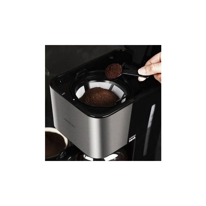 Cecotec Coffee 66 Heat Cafetera de filtro Semi-automática 1.5L, 12 Tazas, Jarra, Café Molido, 950W, Negro/Acero Inoxidable 2 Cecotec Coffee 66 Heat Cafetera de filtro Semi-automática 1.5L, 12 Tazas, Jarra, Café Molido, 950W, Negro/Acero Inoxidable 2
