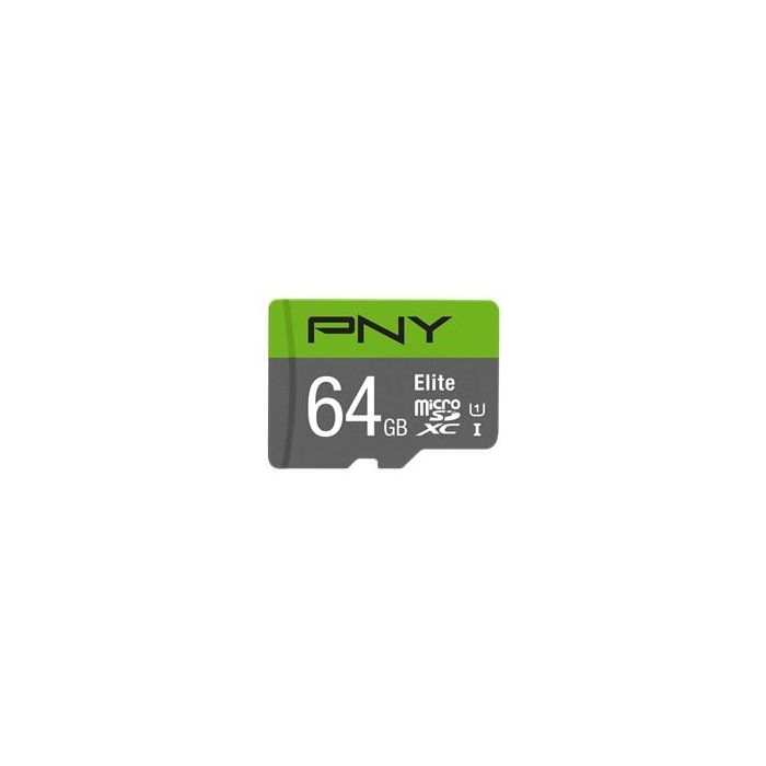 Tarjeta de Memoria Micro SD con Adaptador PNY P-SDUX64U185GW-GE 64 GB Tarjeta de Memoria Micro SD con Adaptador PNY P-SDUX64U185GW-GE 64 GB