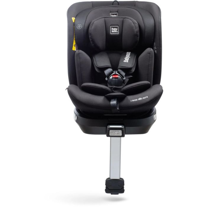 Babyauto Silla de Coche BAB8435593702093 Aitana Grupo 0/1/2/3 I-Size 40/150 cm Isofix Giratoria 360° Pata de Apoyo Negra 2