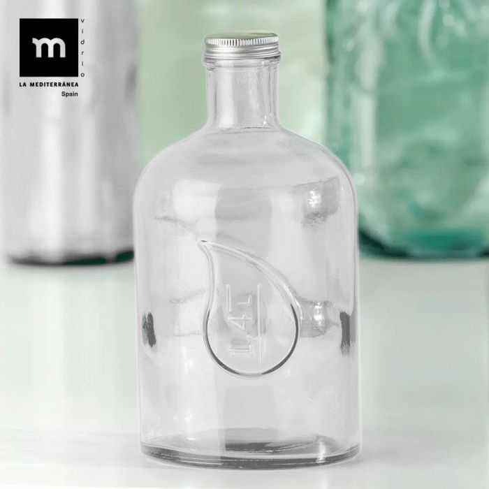 Botella de Vidrio con Tapón de Metal 1.4L - La Mediterranea (12 Unidades) 4 Botella de Vidrio con Tapón de Metal 1.4L - La Mediterranea (12 Unidades) 4