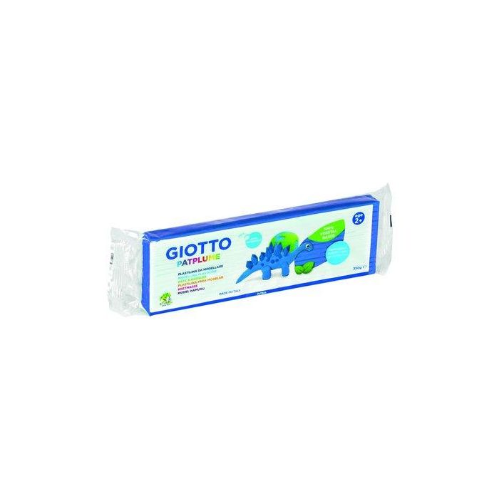 Plastilina Patplume 350Gr Caja 12 Pastillas Azul Oscuro