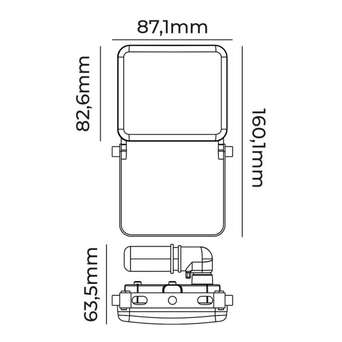 Foco Proyector EDM 70417 Frameless 1 Foco Proyector EDM 70417 Frameless 1