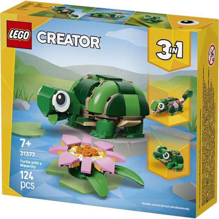 Lego Juego de Construccion Tortuga Con Flor De Nenúfar Creator 6+ Años 4