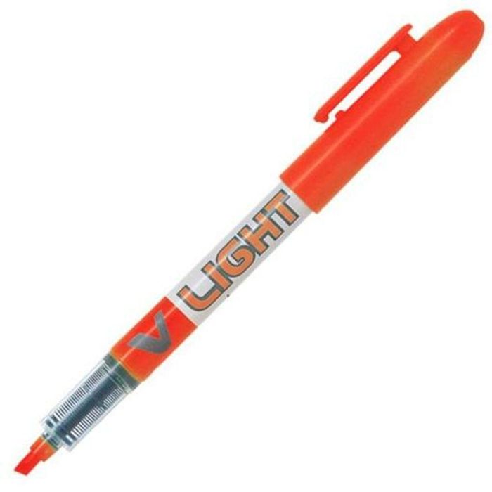 Marcador Fluorescente Pilot V Light Naranja (12 Unidades) 1