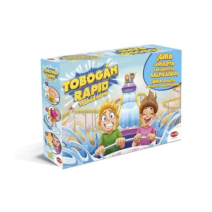 Bizak Juego Tobogán Rápido de Salpicaduras: ¡Cuidado o te mojarás! No pararás de reír, para Niños desde 5 Años 0 Bizak Juego Tobogán Rápido de Salpicaduras: ¡Cuidado o te mojarás! No pararás de reír, para Niños desde 5 Años 0