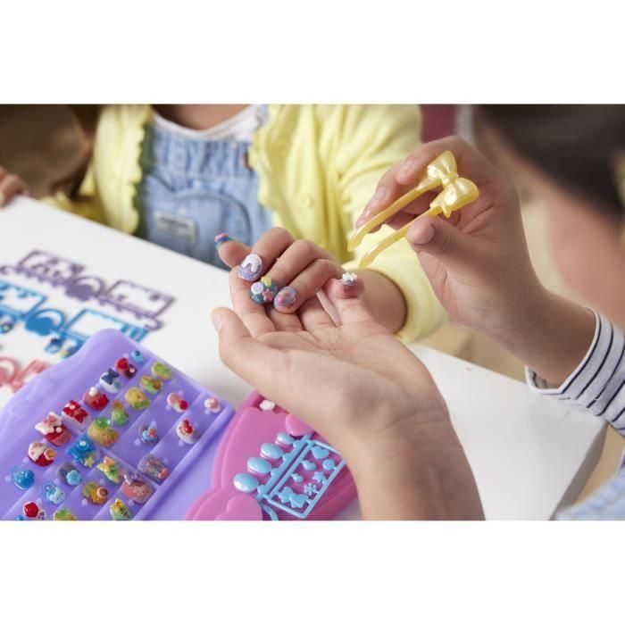 Epoch Aquabeads Estudio de Uñas con más de 60 Diseños para Niños de 4+ Años - 26x24x6 cm 4