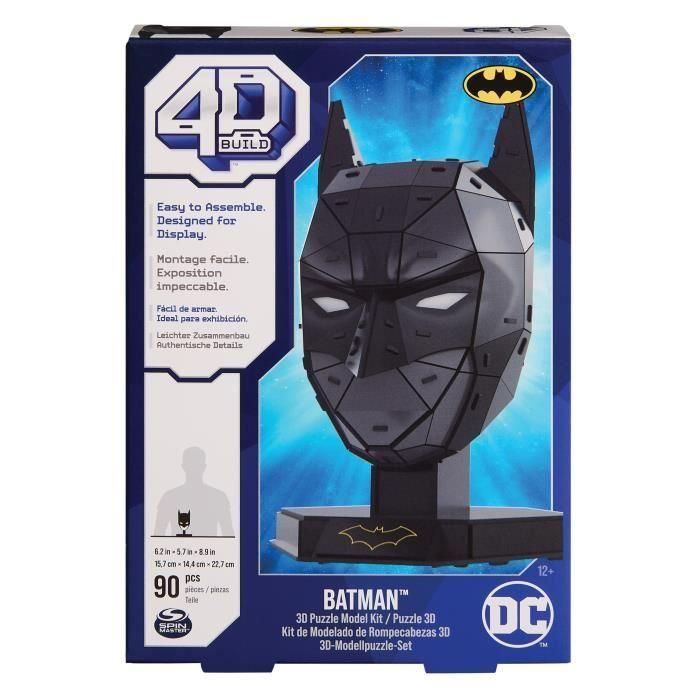 GIRAR MÁSCARA MAESTRA BATMAN DC 4D Construir 3