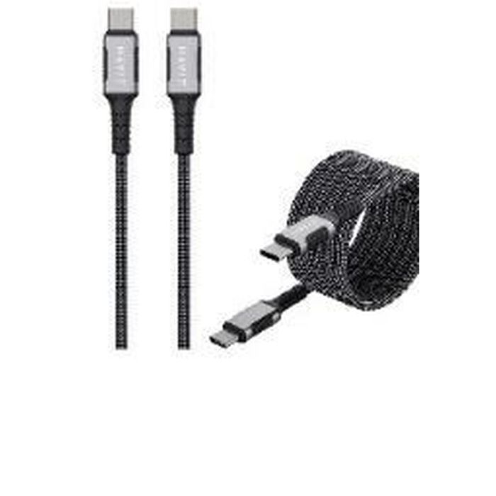 Cable USB-C a USB-C Havit CB6297 Negro 1 m 0