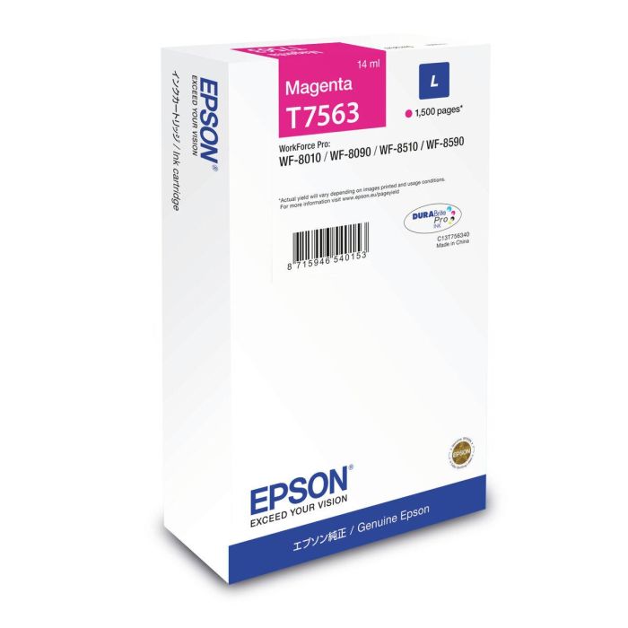 EPSON Cartucho Magenta L 1500 pag WF-8xxx EPSON Cartucho Magenta L 1500 pag WF-8xxx