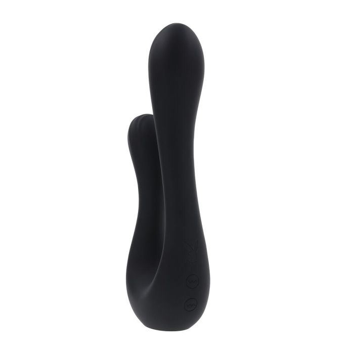 Vibrador Punto G Playboy The Swan Negro 5 Vibrador Punto G Playboy The Swan Negro 5
