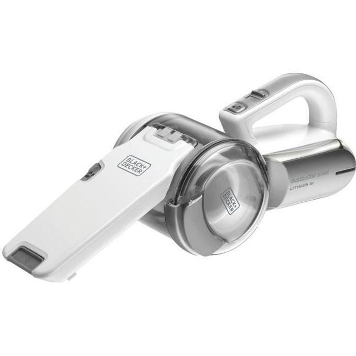 Black + Decker PV1820L-QW Aspiradora manual sin bolsa 18V 440 ml, Acción ciclónica, Incluye herramienta grietas y cepillo, Negro Black + Decker PV1820L-QW Aspiradora manual sin bolsa 18V 440 ml, Acción ciclónica, Incluye herramienta grietas y cepillo, Negro