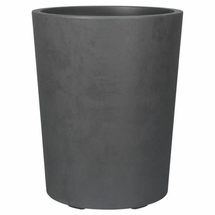 Deroma 9HA14SZ Maceta Jarrón Millennium R Antracita con reserva de agua 53 cm altura