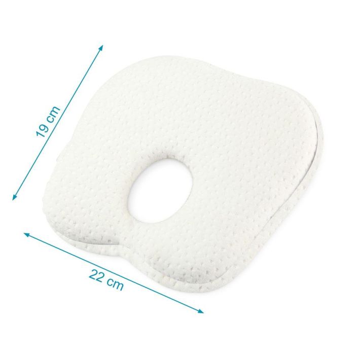 KioKids Almohada Ergonómica para Bebés Recién Nacidos +0 Meses. Previene la Plagiocefalia y Cabeza Plana. Suave y Blanca 3 KioKids Almohada Ergonómica para Bebés Recién Nacidos +0 Meses. Previene la Plagiocefalia y Cabeza Plana. Suave y Blanca 3