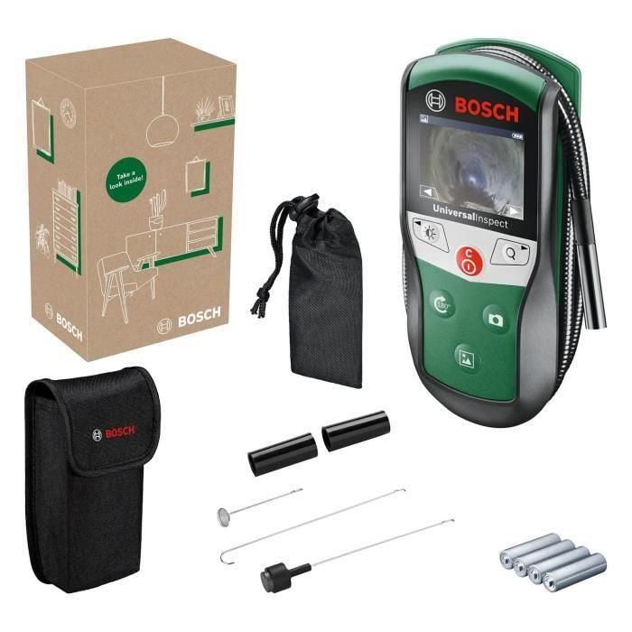 Cámara de inspección UniversalInspect de Bosch (endoscopio con un diámetro de 8 mm para imágenes en color de alta calidad con Cámara de inspección UniversalInspect de Bosch (endoscopio con un diámetro de 8 mm para imágenes en color de alta calidad con